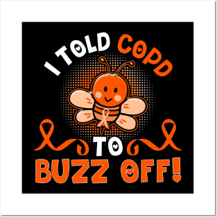 funny COPD bee warrior Posters and Art